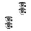 4Sets Universele Helmvoering Set, Ademend Schuimpads Voor Fietsen 8