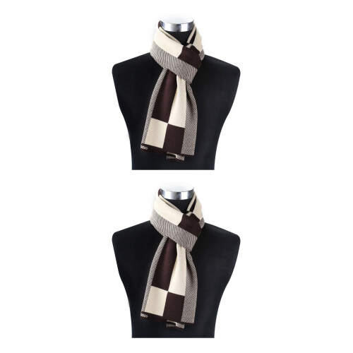 2St Winter Sjaals Cashmere Stijlvol Comfort Multikleur 1
