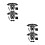 4Sets Universele Helmvoering Set, Ademend Schuimpads Voor Fietsen 7