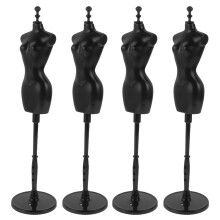 12St Kunststof Pop Modelstandaard Zwart Voor Bruidsjurken En Kleding