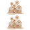 2Sets Kinder 3D Paas Speelgoed Leerzaam Interactief 7