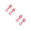 4St Roze Babytrainingslepels En Siliconen Set 3