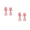 4St Roze Babytrainingslepels En Siliconen Set 7