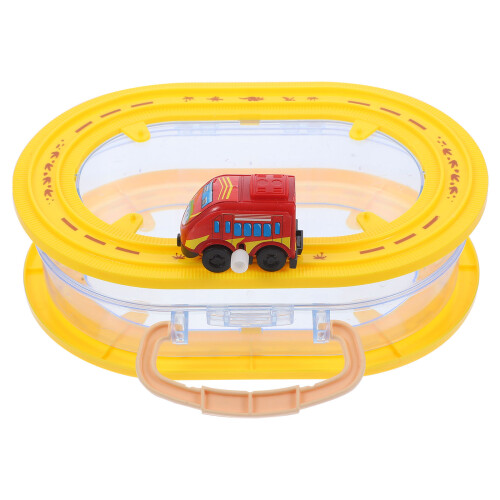 2St Wind-Up Auto Met Opbergdoos Voor Speelgoed En Accessoires 1