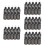 100St Plastic Squeeze Bottles Zwart Met Lekvrije Tuit 10