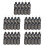 100St Plastic Squeeze Bottles Zwart Met Lekvrije Tuit 6