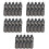 100St Plastic Squeeze Bottles Zwart Met Lekvrije Tuit 7