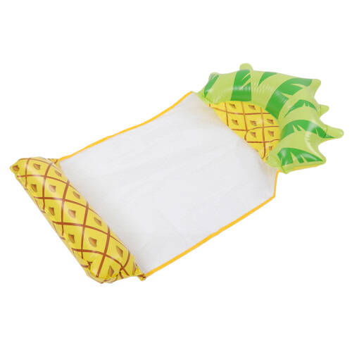Foldable Water Hammock Float Lounger Pineapple Inflatables for Pool Beach Relax