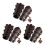 6St Middeleeuwse Armregels PU En Metaal Met Touwsluiting Multi 7