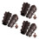 6St Middeleeuwse Armregels PU En Metaal Met Touwsluiting Multi 6