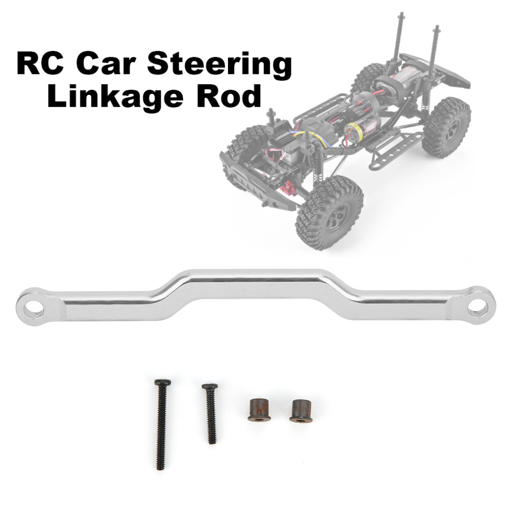Aluminum Alloy Steering Linkage Rod For Rgt 1/10 Rc Car, Silver 9341379867247