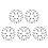 5Sets Wetenschappelijke DIY C60 Molecuul Model Plastic Speelgoed Kit 8