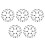 5Sets Wetenschappelijke DIY C60 Molecuul Model Plastic Speelgoed Kit 4
