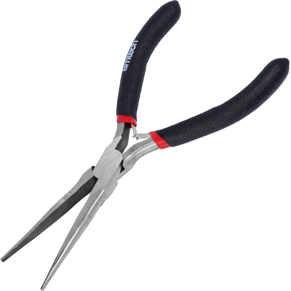 Mini Needle Nose Pliers Precise Flat Jaw Grip Spring Loaded For Model Making And Crafts 9382693735546