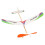 Aircraft model – Model airplane assembly kit, simple connection  Develops critical thinking, reliable flight, secure rubber bands 1