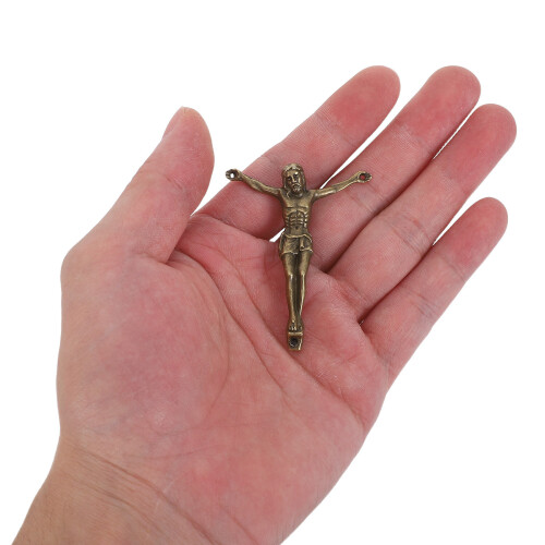 2 Stuks Kruis Anhanger: 5,2 Cm Massief Legering 2