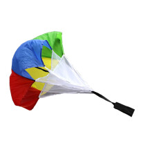 Resistance Parachute Colorful For Running Speed Training Polyester Mesh Panel Umbrella Strength Training Equipment