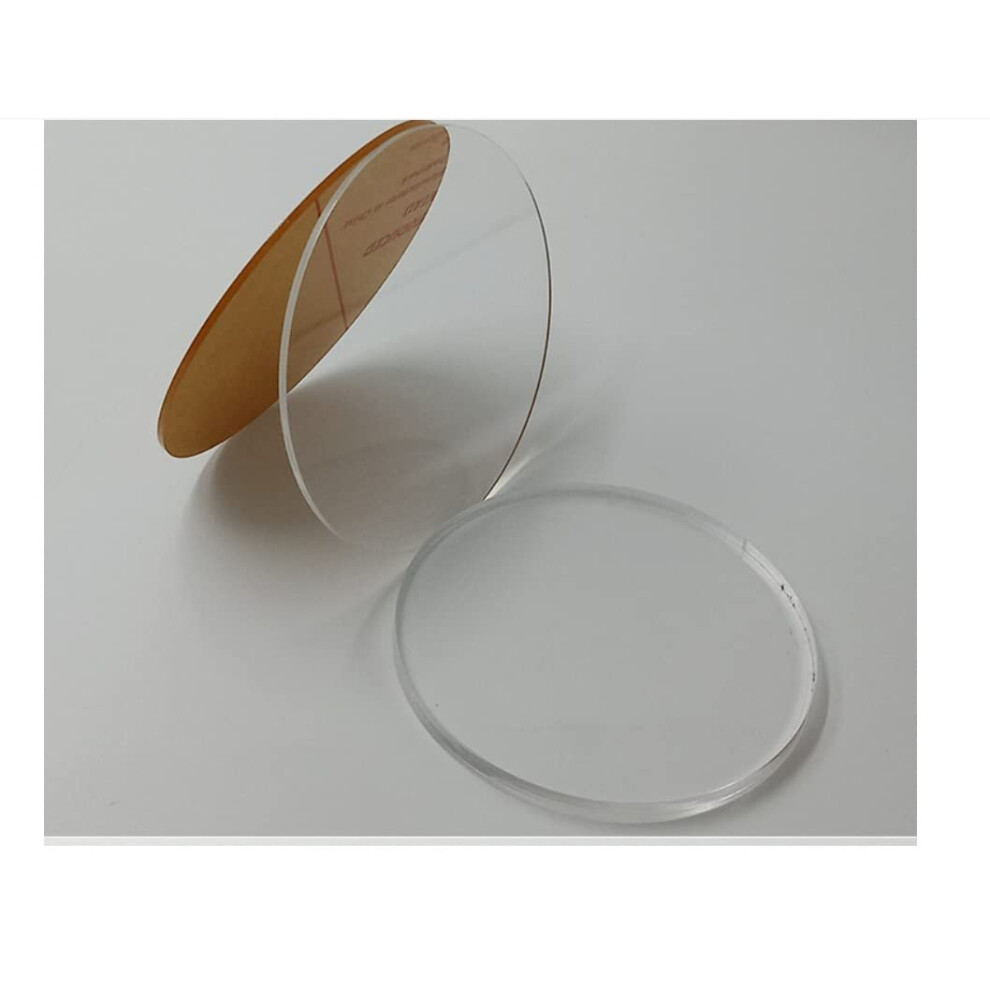 Clear Acrylic Disc Round Bases 160Mm 5Pcs Scratchresistant Acrylic Sheet For Miniatures And Crafts 9382693915818