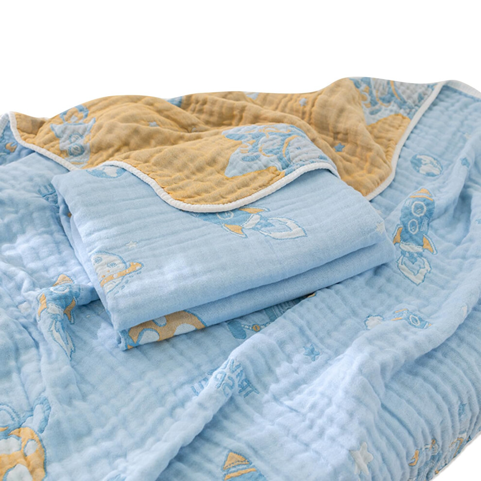 Infant Receiving Blanket Cotton Muslin, Baby Swaddle Wrap, 100% Cotton Muslin Quilt For Newborns And Toddlers
