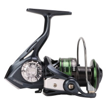 Spinning Reel, Super Smooth, Lightweight Spin Disc, Solid Brass Pinion Gears, Waterproof Design, Ergonomically Shaped Handle For Freshwater And Saltwa