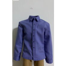 1/6 Scale Male Clothes, Men's Casual Shirt Coat Costume Clothing for 12 Inch Male Action Figure Body (Blue)
