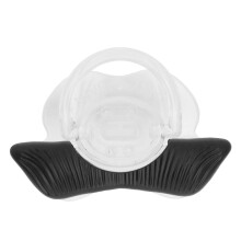 Baby Dummy Night Dummy in Fun Moustache Shape, for Boys and Girls Made of Silicone and PP for Easy Care and Cleaning