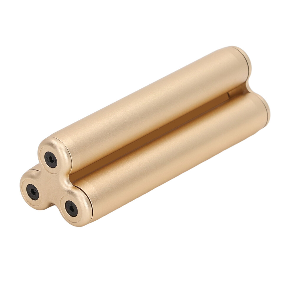 Gold Compact Aluminium Alloy Decompression Roller Toy For Anxiety Relief