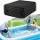 Pool Mat Floor Mat For Pool Deck Circular 3.66 m Diameter Outdoor Stone Surface Heavy Duty 2