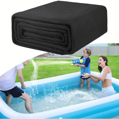 Pool Mat Floor Mat For Pool Deck Circular 3.66 m Diameter Outdoor Stone Surface Heavy Duty 1