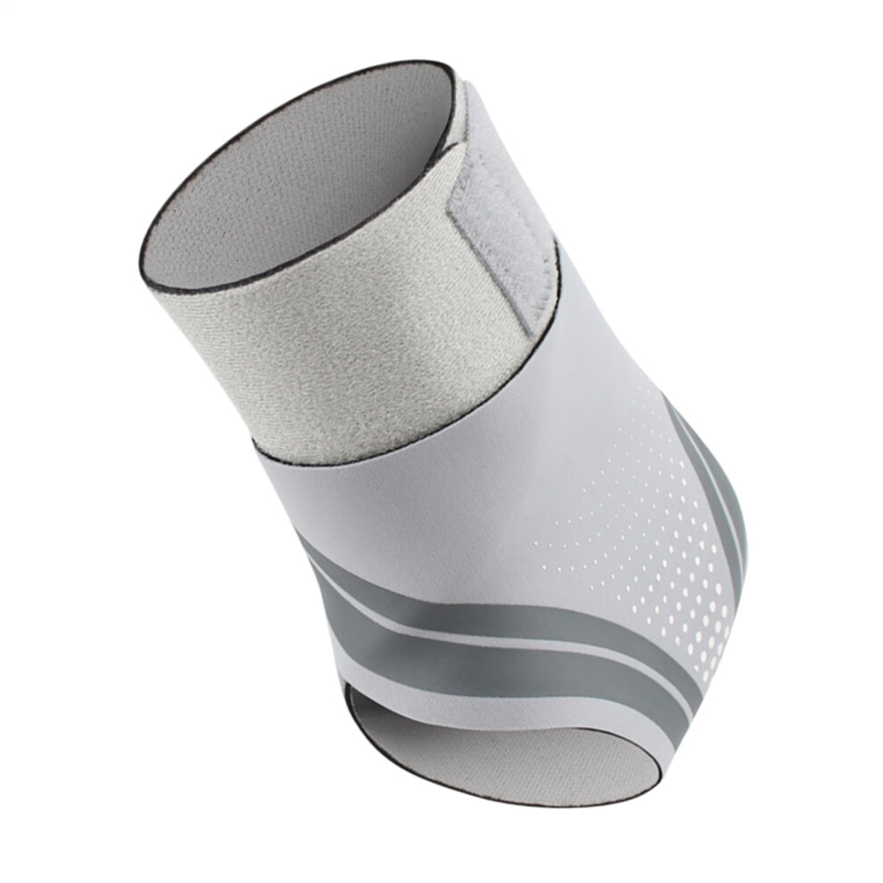 Ankle Brace For Sports, Ankle Support Brace, Elastic Adjustable Compression Sleeve For Badminton, Hiking, Right Gray 9382693736659