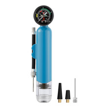 Ball Pump Inflator For Sports Balls, Pocket Mini Air Pump With ThreePiece Needle Valve Set, Blue