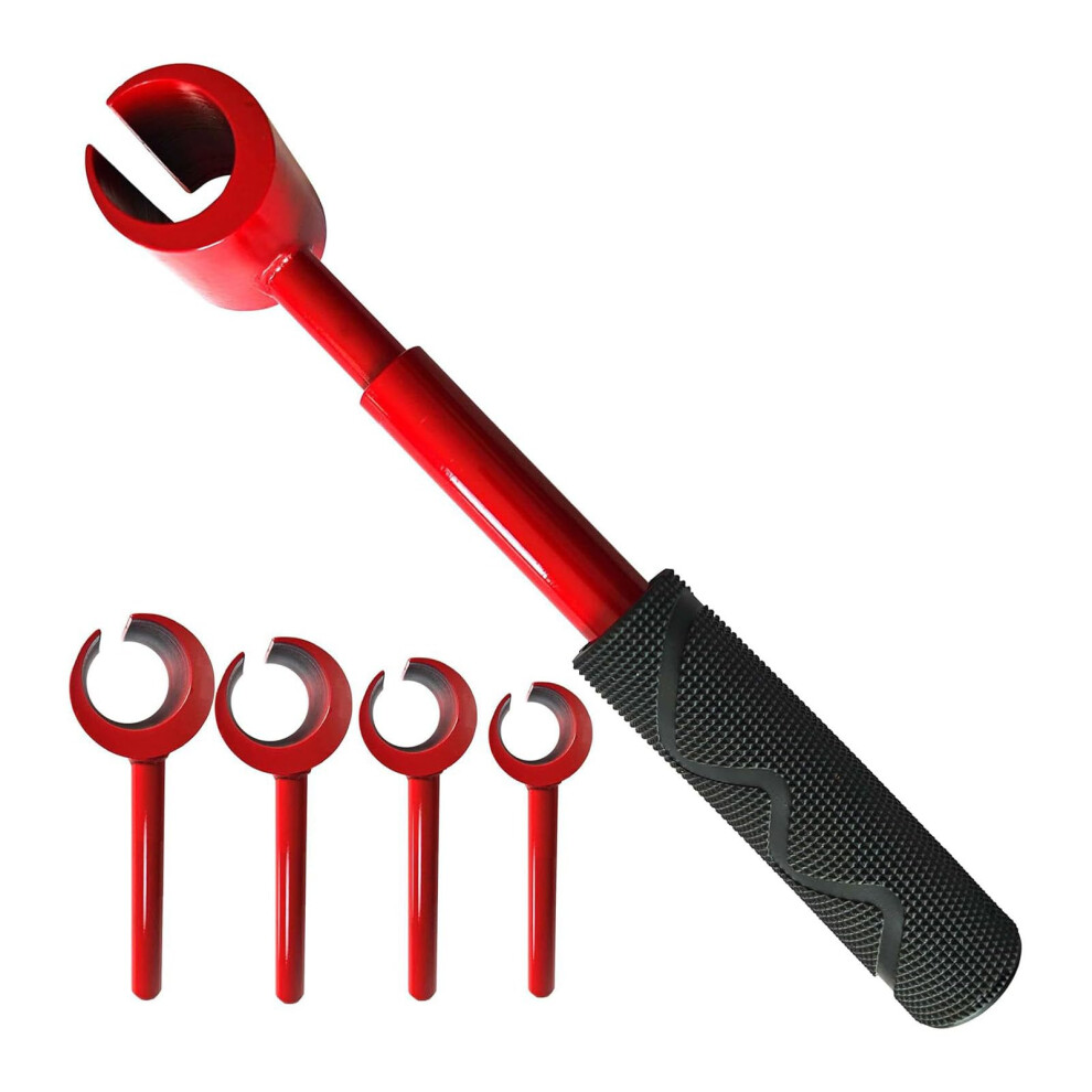 Door Hinge Adjustment Tool Set 4 Size Hinge Bender Wrench 14Mm 18Mm 23Mm 25Mm Hardened Steel Inner Hole With Handle 9347817754322