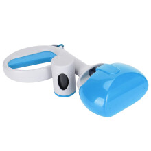 Portable 2in1 Poop Scooper for Dogs and Cats – Durable Poop Scoop with Strength Materials and Spring, Including Dog Waste Bags (S)