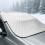 Car Windscreen Cover Fits Most Windshields, Thick Winter Snow Shield, Summer UV Protector, MultiPurpose Mat 1
