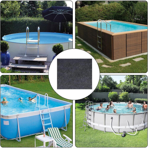 Pool Pad Ground Pad  Fabric Pool Protector For Swimming Pools Base Layer Installation Bottom Protection 183 X 2 Mm 2
