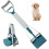 Dog Pooper Scooper Long Handle Foldable Ergonomic ABS PP Dog Poop Scooper 2