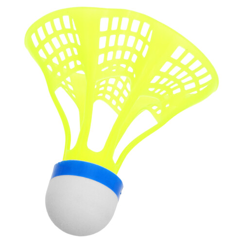 2Stk Windresistente Badmintonbälle Für Park Und Training Orange Nylon