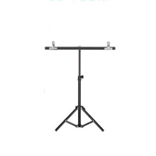 Photo Video Background Stand Multifunctional Portable Adjustable Frame Black