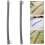 2Stk Flexibler Abfluss Mit Umwelt Kunststoff Grau 9