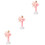 3Stk Handlicher Bubble Blower, Bunter Kinder Spaß, Pink 5