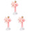 3Stk Handlicher Bubble Blower, Bunter Kinder Spaß, Pink 2