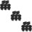 24Stk Und Auto Kipp- -Position Schwarz Pa Material 11