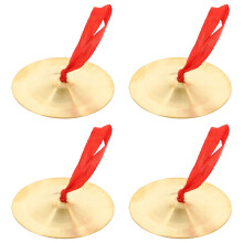 6Paires Petites Cymbales Cuivre Enfants Accessoires Danse Facile