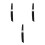3Ensembles Kit DIY Katana ABS Noir Antidérapant Fourreau 4