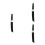 3Ensembles Kit DIY Katana ABS Noir Antidérapant Fourreau 6