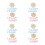 8Ensembles Décorations En Bois Fleurs Multi Pour Bébé 4