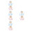 8Ensembles Décorations En Bois Fleurs Multi Pour Bébé 5
