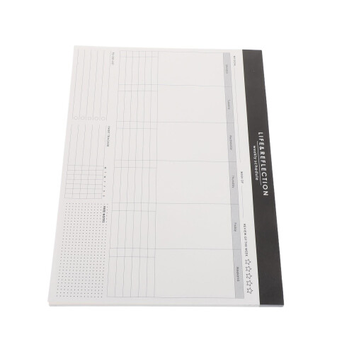 2Pcs Weekly Planner Notepad White Paper Task Scheduler for Work & Home 2