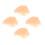 4Pcs Realistic Silicone Bald Caps Khaki Easy Wear Costume Accessory 10