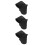 3Pcs Black Fabric Handlebar Covers for Kids Safety Pad 8